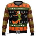 Robin Hood Ugly Christmas Sweater Pine Tree And Snowflake Pattern Robin Hood Ugly Christmas Sweater Pine Tree And Snowflake Pattern