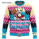 Harley Quinn DC Comics Ugly Christmas Sweater We&rsquo;re Bad Guys