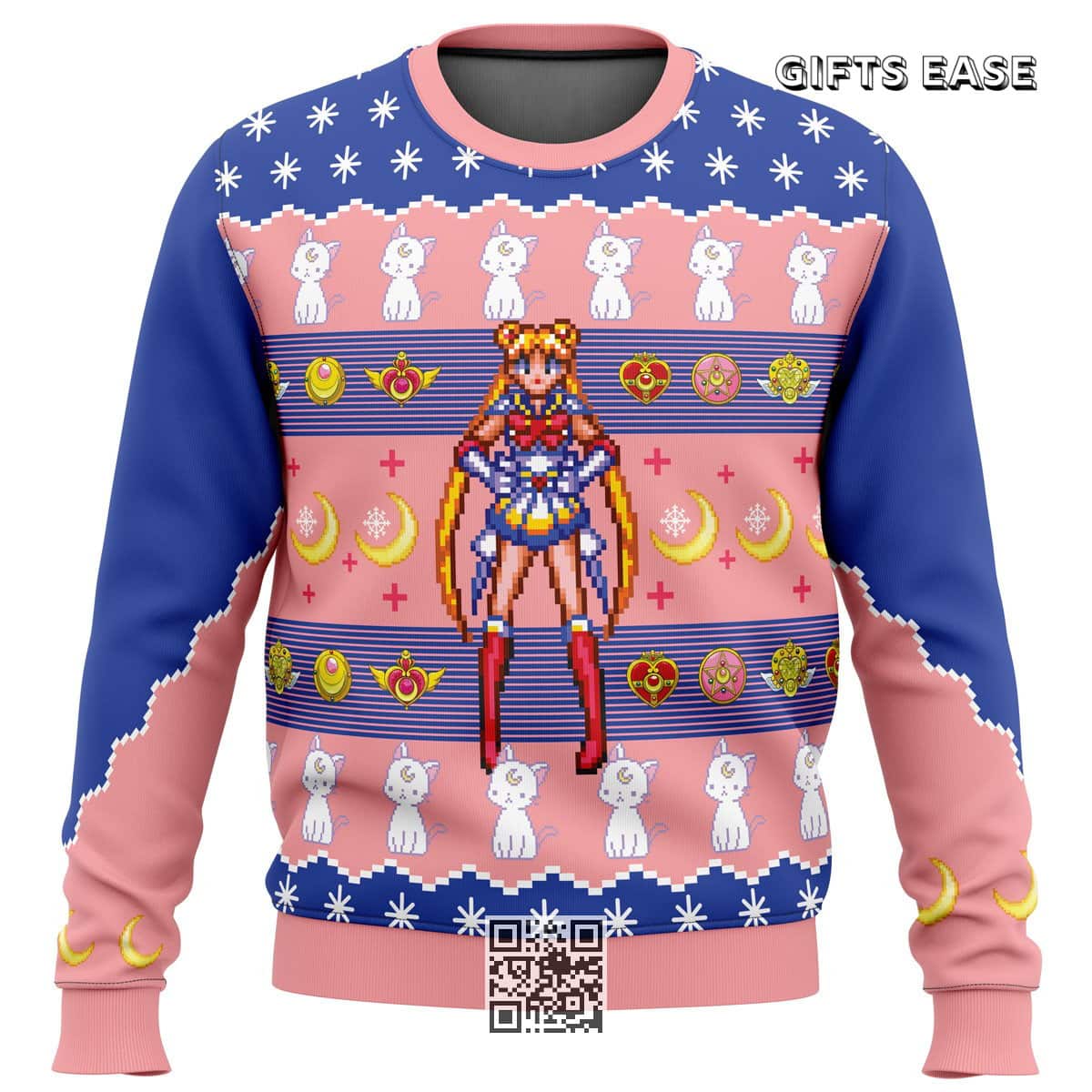 Sailor Moon Ugly Christmas Sweater Artemis Sailor Moon Ugly Christmas Sweater Artemis