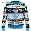 Mr.Meeseeks Ugly Christmas Sweater Look At Me I'm On A Sweater