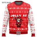 Jolly Af Ugly Christmas Sweater Xmas Pattern Jolly Af Ugly Christmas Sweater Xmas Pattern