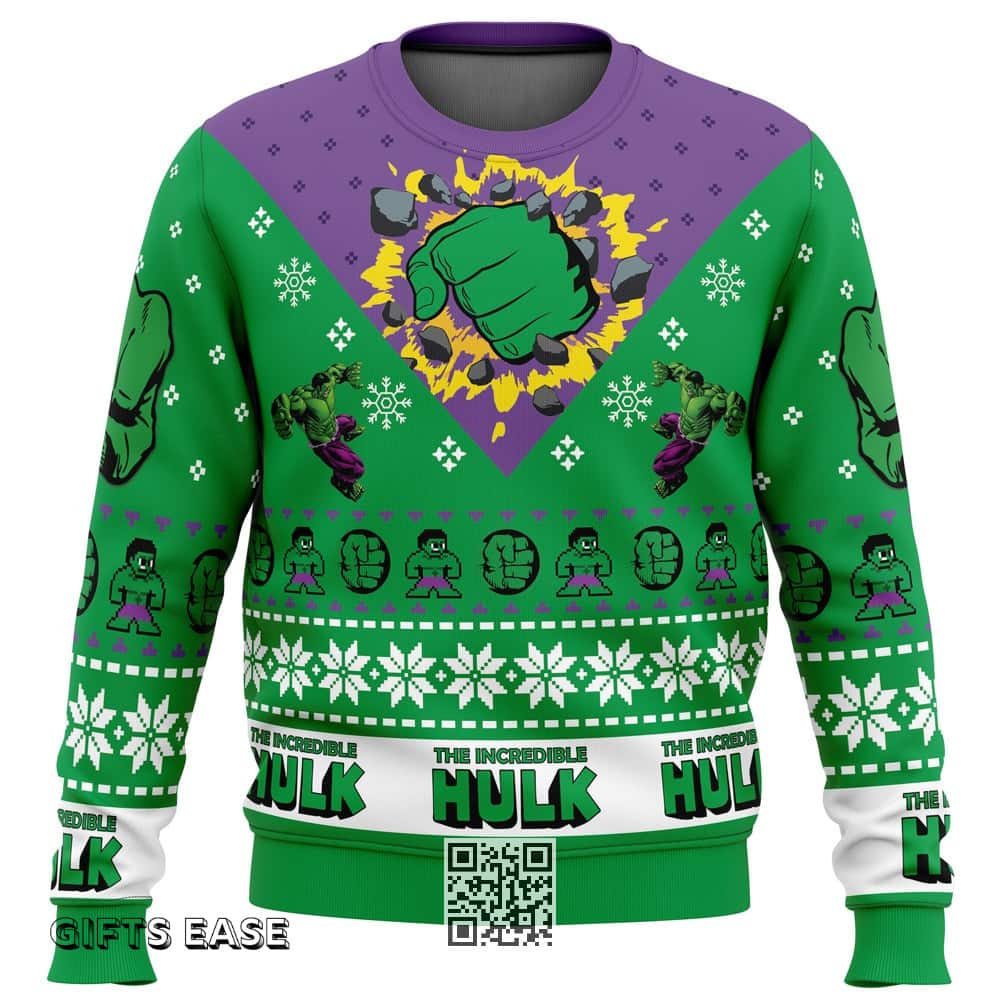 The Incredible Hulk Marvel Ugly Christmas Sweater I’m Always Angry The Incredible Hulk Marvel Ugly Christmas Sweater I’m Always Angry