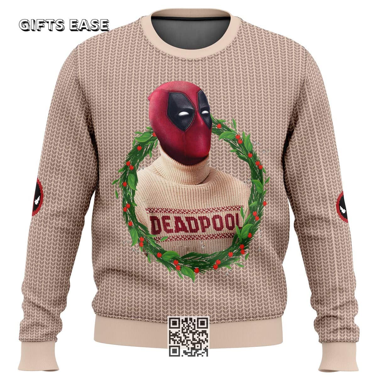 Marvel Deadpool Ugly Christmas Sweater Marvel Deadpool Ugly Christmas Sweater