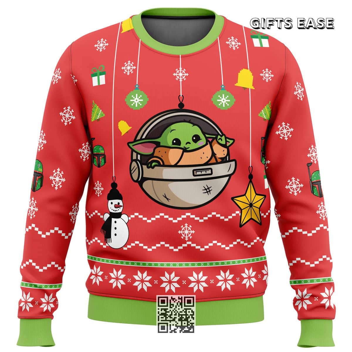 Cool Baby Yoda Ugly Christmas Sweater Xmas Gift Cool Baby Yoda Ugly Christmas Sweater Xmas Gift
