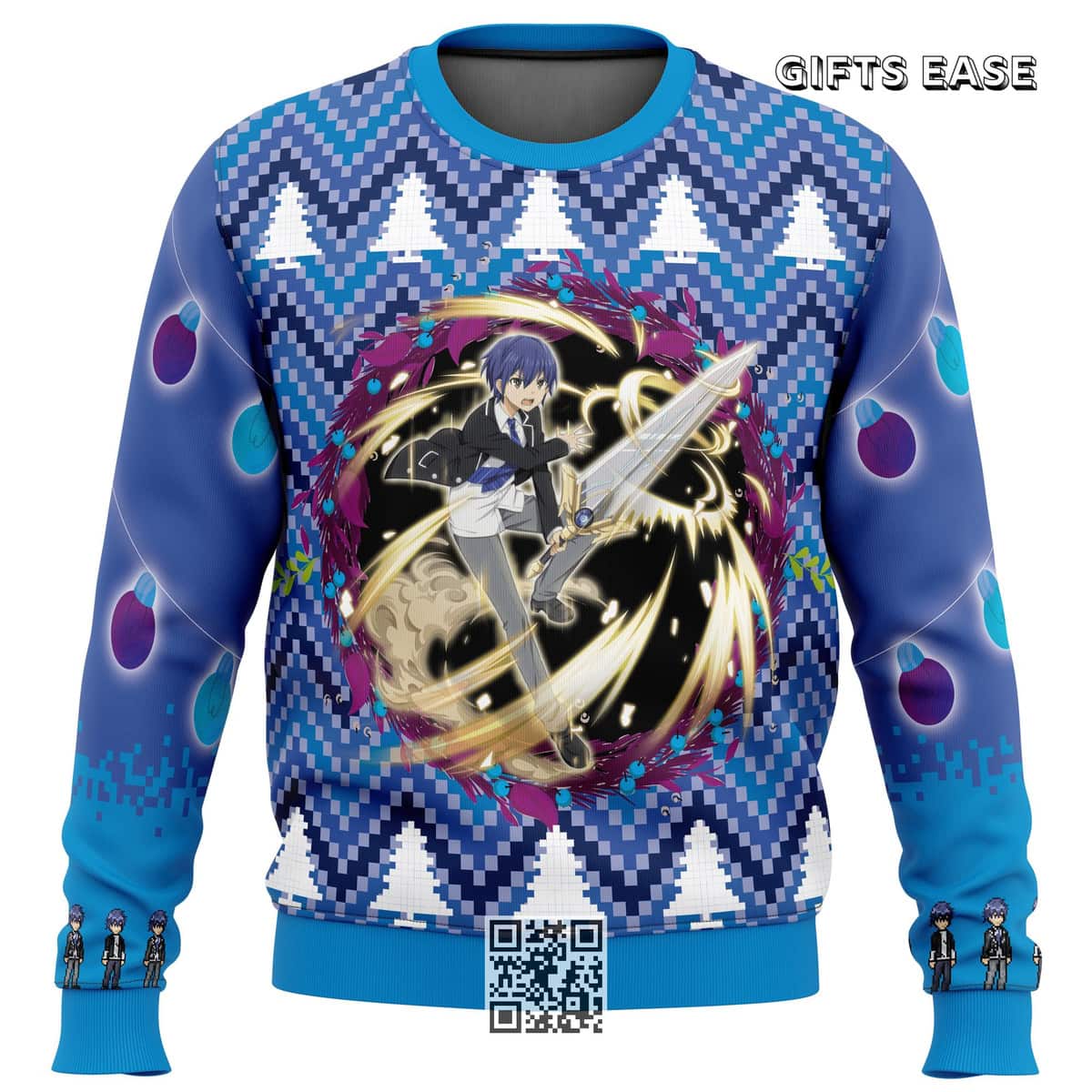 Shido Itsuka Date A Live Ugly Christmas Sweater Winter Gift Shido Itsuka Date A Live Ugly Christmas Sweater Winter Gift