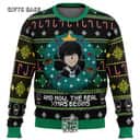 Black Green Yuuichi Katagiri Tomodachi Game Ugly Christmas Sweater
