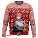 Makima Chainsaw Man Ugly Christmas Sweater Xmas Pattern Makima Chainsaw Man Ugly Christmas Sweater Xmas Pattern