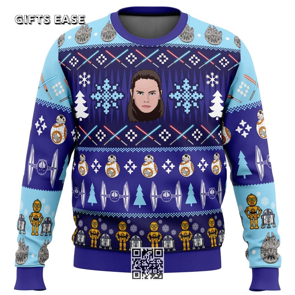 The Rise Of Christmas Star Wars Ugly Christmas Sweater BB8 R2-D2 C-3PO The Rise Of Christmas Star Wars Ugly Christmas Sweater BB8 R2-D2 C-3PO