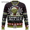 Baby Yoda Star Wars Ugly Christmas Sweater Season It Is Jolly To Be Baby Yoda Star Wars Ugly Christmas Sweater Season It Is Jolly To Be