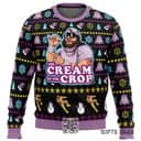 The Cream Of The Crop Ugly Christmas Sweater Snowman Darth Vader Snowflake Pine Tree