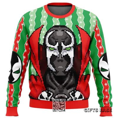 Red Green Spawn V2 Ugly Christmas Sweater