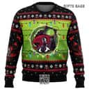 Spawn Ugly Christmas Sweater Xmas Lights Pine Tree Spawn Ugly Christmas Sweater Xmas Lights Pine Tree