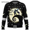 Black The Moon Knight Before Christmas Ugly Christmas Sweater