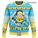 Invincible Ugly Christmas Sweater Snowflake Pattern