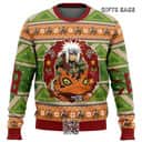 Chibi Jiraiya Naruto Ugly Christmas Sweater Snowflake Pattern Chibi Jiraiya Naruto Ugly Christmas Sweater Snowflake Pattern