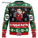 Santa Claus Ugly Christmas Sweater I'm Your Father