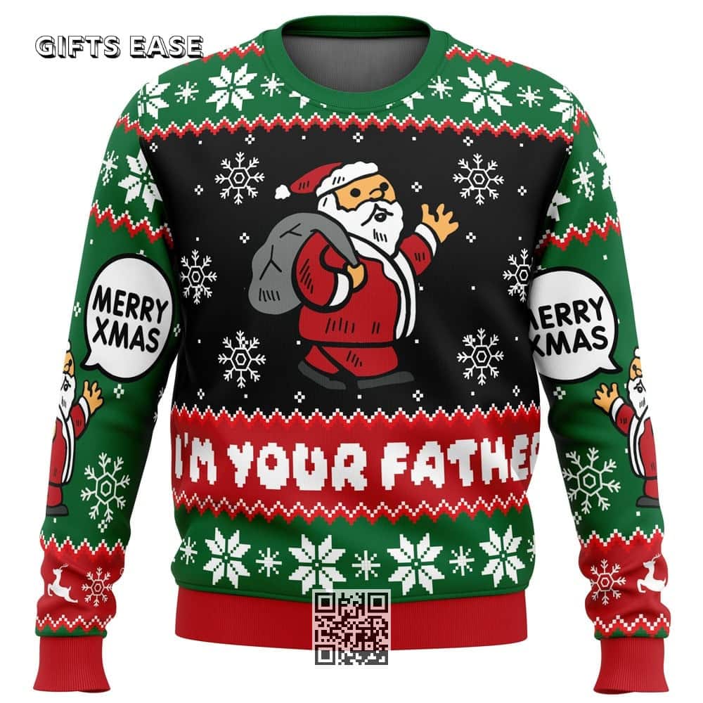 Santa Claus Ugly Christmas Sweater I'm Your Father Santa Claus Ugly Christmas Sweater I'm Your Father