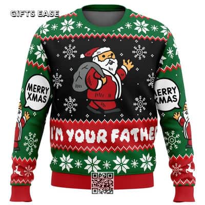 Santa Claus Ugly Christmas Sweater I'm Your Father