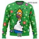 Green Homer Bush Meme The Simpsons Ugly Christmas Sweater Green Homer Bush Meme The Simpsons Ugly Christmas Sweater