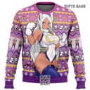 Rumi Usagiyama Mirko My Hero Academia Ugly Christmas Sweater Xmas Pattern