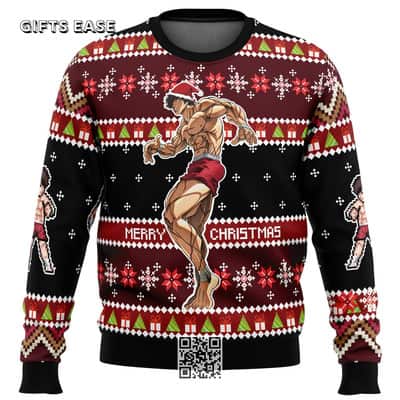 Santa Baki Hanma Ugly Christmas Sweater Merry Christmas