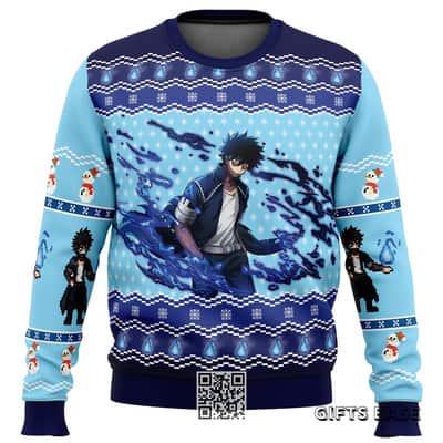 Blueflame Dabi My Hero Academia Ugly Christmas Sweater