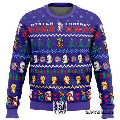 Final Fantasy Ugly Christmas Sweater Winter Fantasy