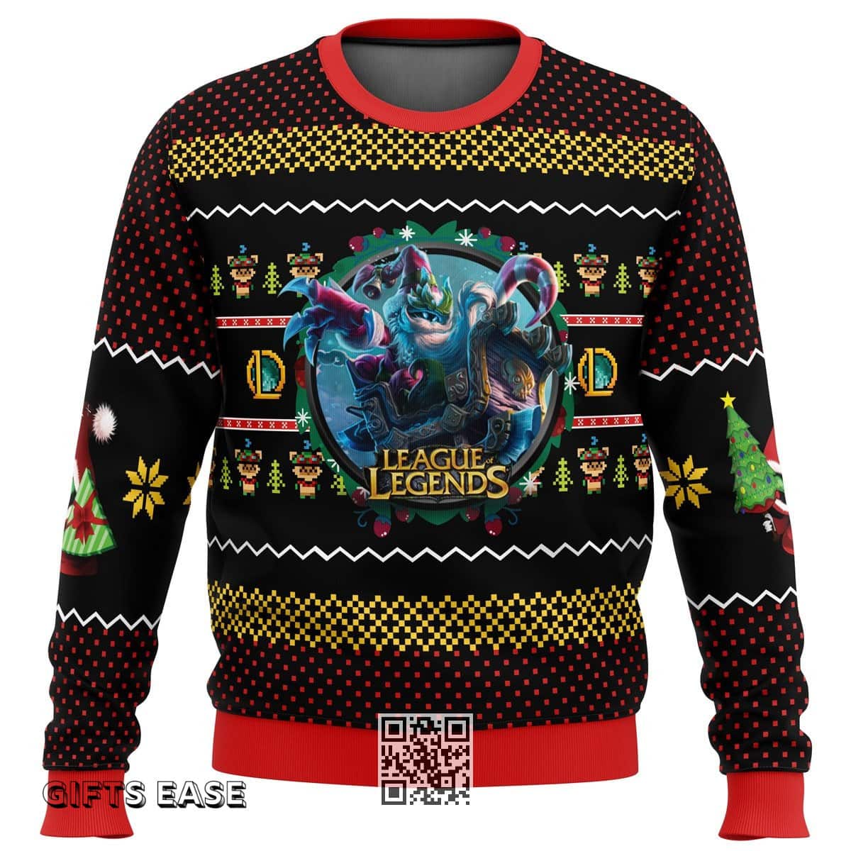 League Of Legends Ugly Christmas Sweater Winter Gift League Of Legends Ugly Christmas Sweater Winter Gift