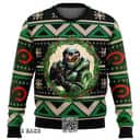 Halo Ugly Christmas Sweater Snowflake Pattern Halo Ugly Christmas Sweater Snowflake Pattern