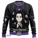 Wednesday Addams Ugly Christmas Sweater This Is My Happy Face