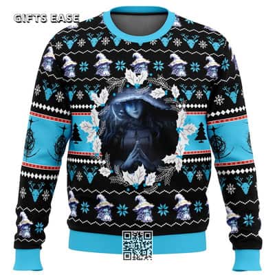 Black Blue Ranni The Witch Elden Ring Ugly Christmas Sweater