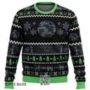 Black Green Star Wars Ugly Christmas Sweater Imperial Death Star Black Green Star Wars Ugly Christmas Sweater Imperial Death Star