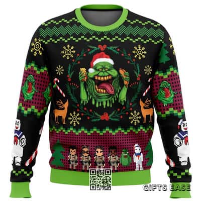 Ghostbusters Ugly Christmas Sweater Xmas Gift