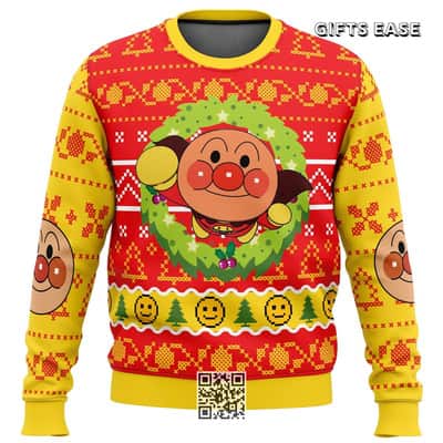 Cute Anpanman Ugly Christmas Sweater