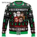Michael Myers Jason Voorhees Freddy Krueger Chucky Leatherface Ugly Christmas Sweater