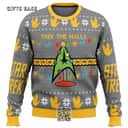 Star Trek Ugly Christmas Sweater Trek The Halls