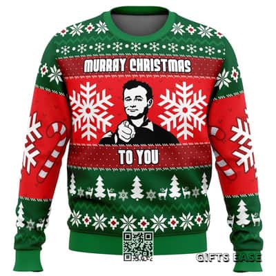 Bill Murray Ugly Christmas Sweater Murray Christmas To You