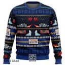 Blue Get Back In Time For Christmas Back To The Future Ugly Christmas Sweater Blue Get Back In Time For Christmas Back To The Future Ugly Christmas Sweater