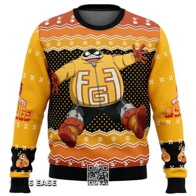 Black Orange Taishiro Toyomitsu My Hero Academia Ugly Christmas Sweater