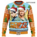Orange Point Break Ugly Christmas Sweater