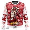 Erza Scarlet Fairy Tail Ugly Christmas Sweater Snowflake Pattern