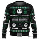 Black Harry Potter Ugly Christmas Sweater Avada Kedavra