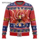 Blue Red Naruto Baryon Ugly Christmas Sweater