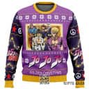 Jojo’s Bizarre Adventure Ugly Christmas Sweater Golden Christmas Jojo’s Bizarre Adventure Ugly Christmas Sweater Golden Christmas