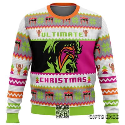 Pro Wrestling Ugly Christmas Sweater Ultimate Warrior Christmas