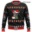 Black Red Goblin Slayer Ugly Christmas Sweater