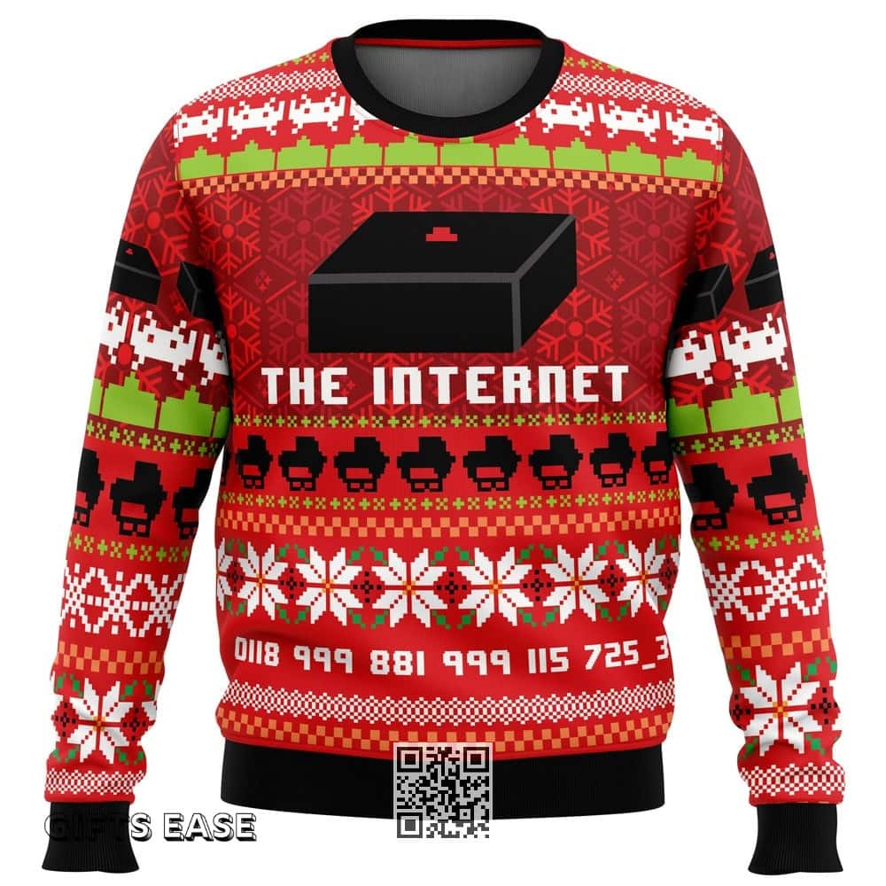 Great Reception The Internet Ugly Christmas Sweater Snowflakes Pattern Great Reception The Internet Ugly Christmas Sweater Snowflakes Pattern