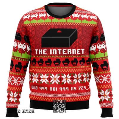 Great Reception The Internet Ugly Christmas Sweater Snowflakes Pattern
