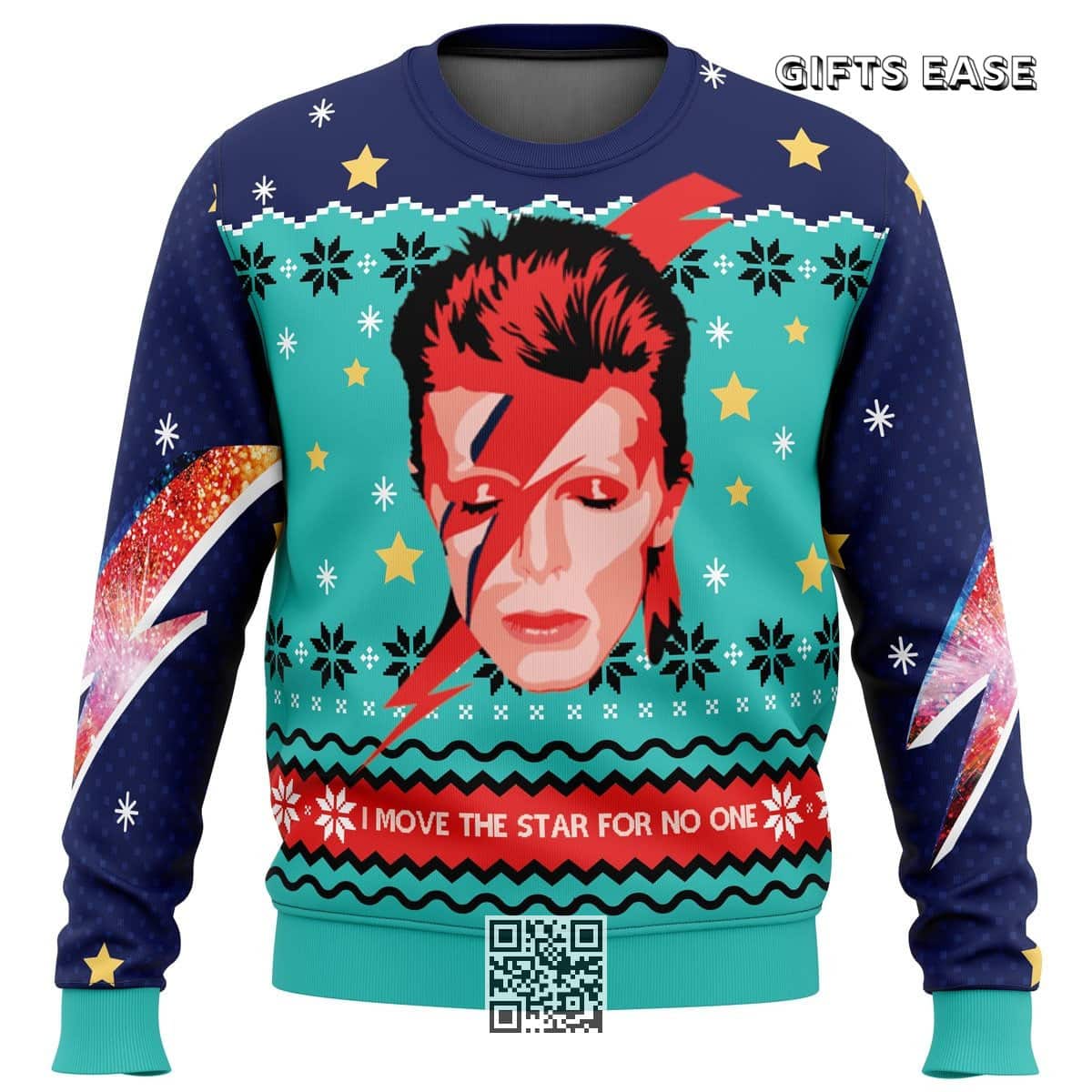 David Bowie Ugly Christmas Sweater I Movie The Star For No One David Bowie Ugly Christmas Sweater I Movie The Star For No One