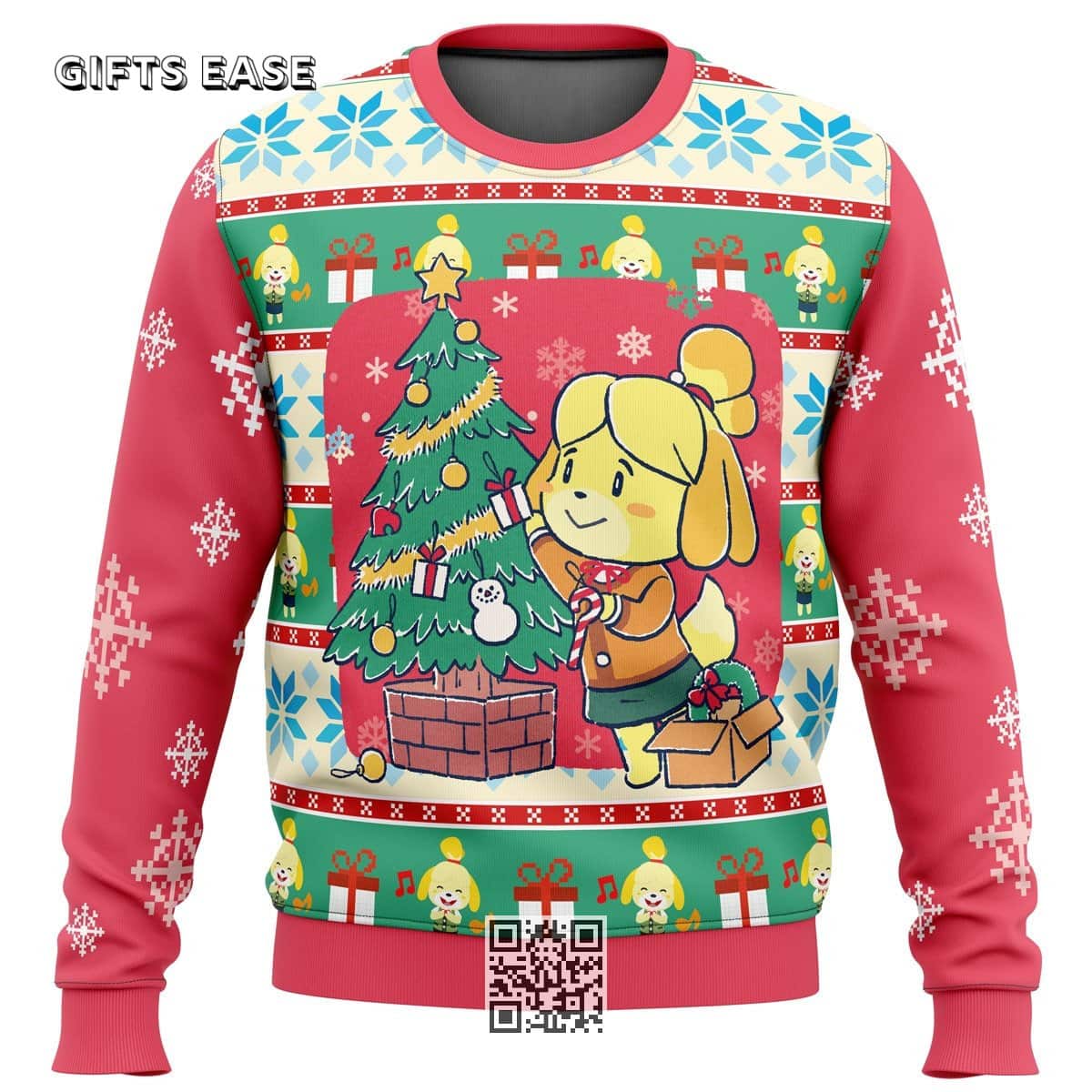 Cool Isabelle Animal Crossing Ugly Christmas Sweater Cool Isabelle Animal Crossing Ugly Christmas Sweater